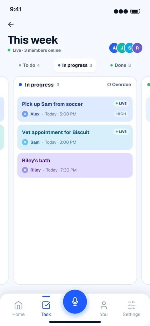 Live family board